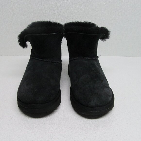 UGG Bailey Zip Mini Boot Leather Sheepskin size 7 - Picture 2 of 10